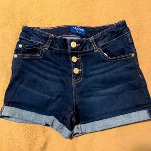 Girls size 14 denim shorts